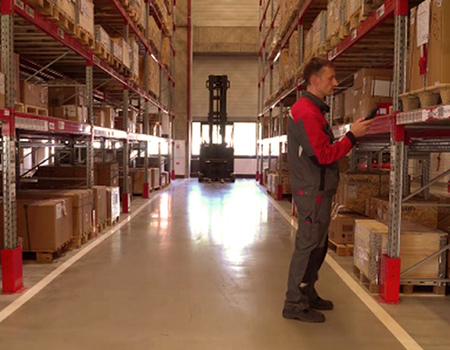 Автоматизация склада компании Bosch Rexroth